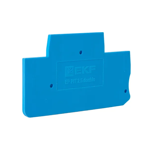 Заглушка для пружинной двухуровневой 2.5 Push-in синяя