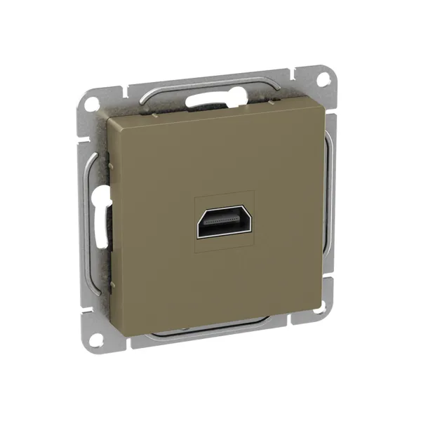 Механизм розетки HDMI, шампань Эпика EKF