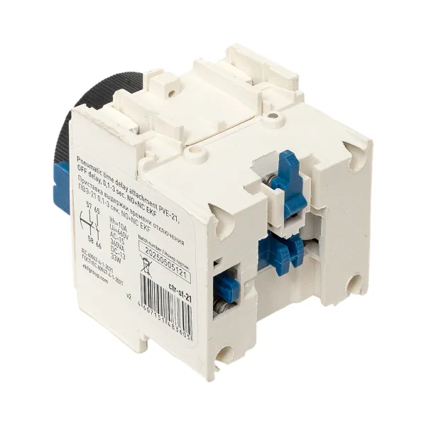 Приставка выдержки времени отключения ПВЭ-21 0,1-3сек NO+NC EKF PROxima