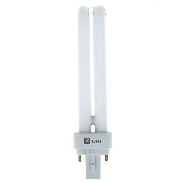 Лампа энергосберегающая неинтегрированная PLC 18W 4000K G24d 10000h EKF Simple