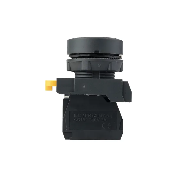 Кнопка SB-21 плоская без фиксации 1NС черная IP65 EKF