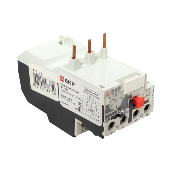 Реле тепловое РТЭ-1312 5,5-8А EKF PROxima