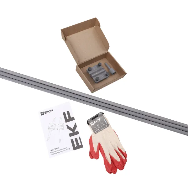 Комплект заземления с заострением, 4.5м, HZ EKF PROxima