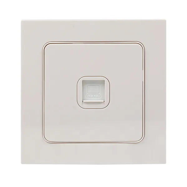 Стокгольм Механизм Розетки RJ-45 1-местной белый EKF PROxima