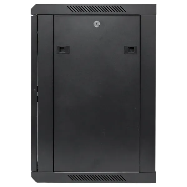 Шкаф настенный 19" TERACOM PRO 12U 600х450 мм дверь стеклянная с замком-ручкой чёрный