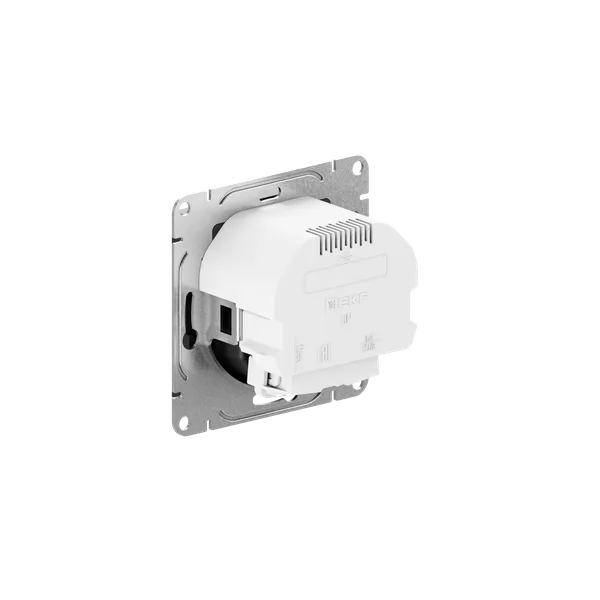 Механизм розетки с USB-A+С - 2шт, 16А, с заземлением, со шторками, чёрный Эпика EKF