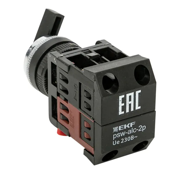Переключатель АLС-22 2P черный NO+NC EKF EKF PROxima