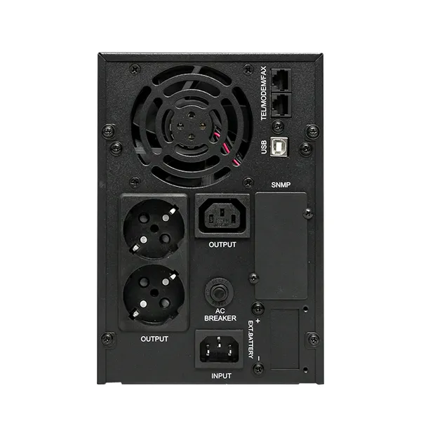Источник Бесперебойного Питания Линейно-интерактивный E-Power PSW 600 1500 ВА ,1200Вт,USB,RJ45,1хСE13,2xSchuko напольный, c АКБ 2 х 12В_9 Ач