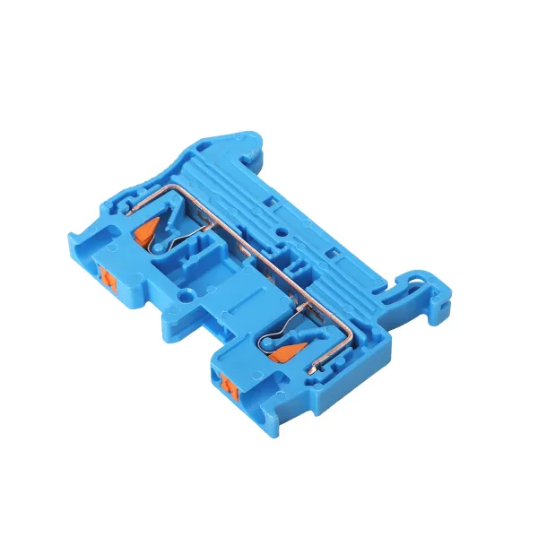 Клемма проходная Push-in 2.5 мм2 синяя EKF