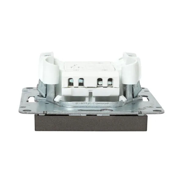 Механизм выключателя, одноклавишный, проходной, мокко Эпика EKF