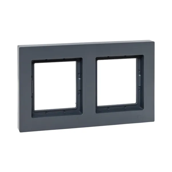 2 - местная рамка, IP44, графит, пластик Эпика EKF