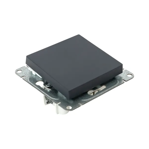 Механизм выключателя, одноклавишный, графит Эпика EKF