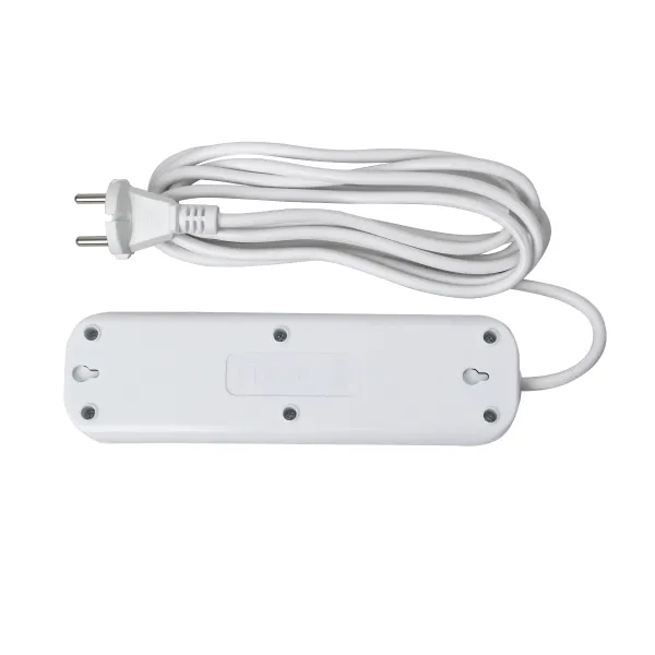 Удлинитель "Эксперт" 4 гнезда 3 метра 10А/2,2кВт без заземления ПВС 2x0,75 EKF PROxima