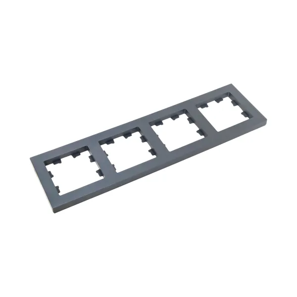 4 - местная рамка, графит, пластик Эпика EKF