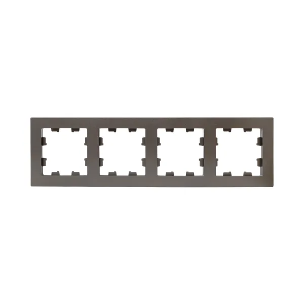 4 - местная рамка, мокко, пластик Эпика EKF