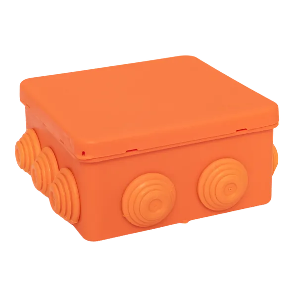 Коробка огнестойкая E45 100х100х50мм с клеммниками 5 полюсов 0,5-10мм2 IP55 HF EKF