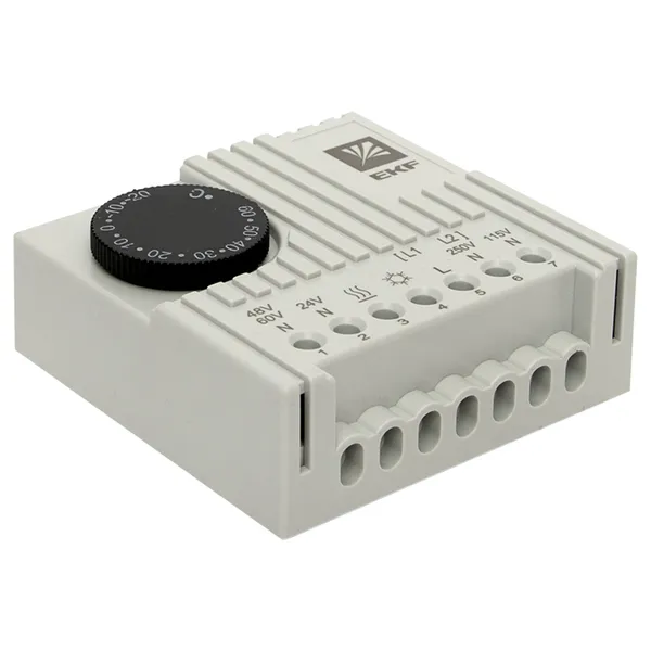 Термостат NO/NC (охлаждение/обогрев) на DIN-рейку 5-10A 230В IP20 EKF PROxima