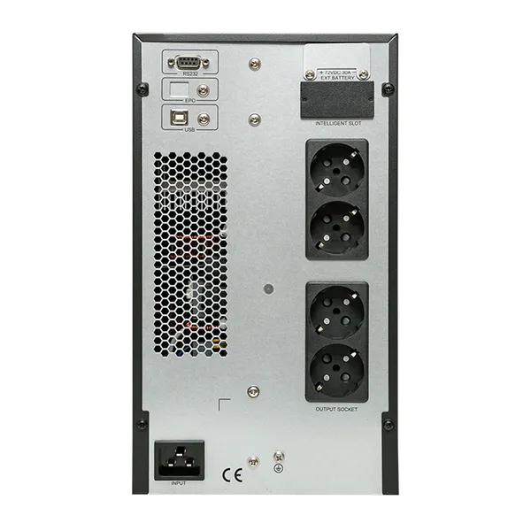 Источник Бесперебойного Питания двойного преобразования E-Power SW900Pro-TB 2000 ВА/1800 Вт, напольный, c АКБ 6 х 12В_7 Ач, RS232,USB, 4x Schuko