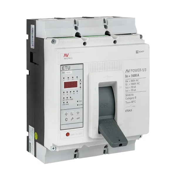 Автоматический выключатель AV POWER-5/3 1600А 70kA ETU4.0 EKF AVERES