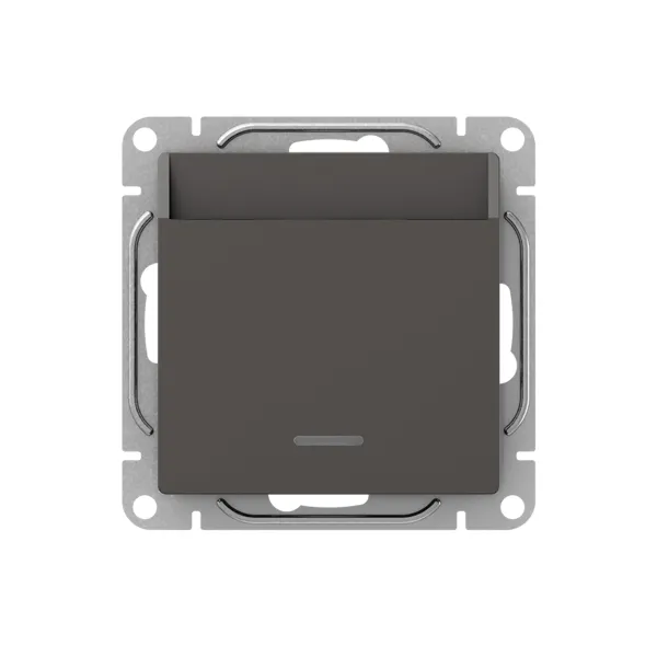 Механизм выключателя, карточный, с подсветкой, мокко Эпика EKF