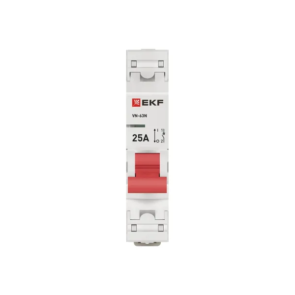 Выключатель нагрузки 1P 25А ВН-63N EKF PROxima
