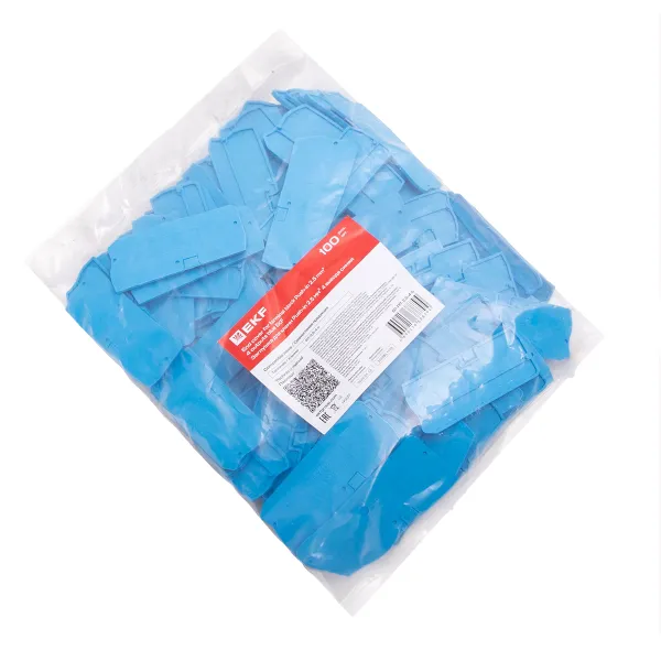 Заглушка для 2.5 Push-in 4 вывода синяя