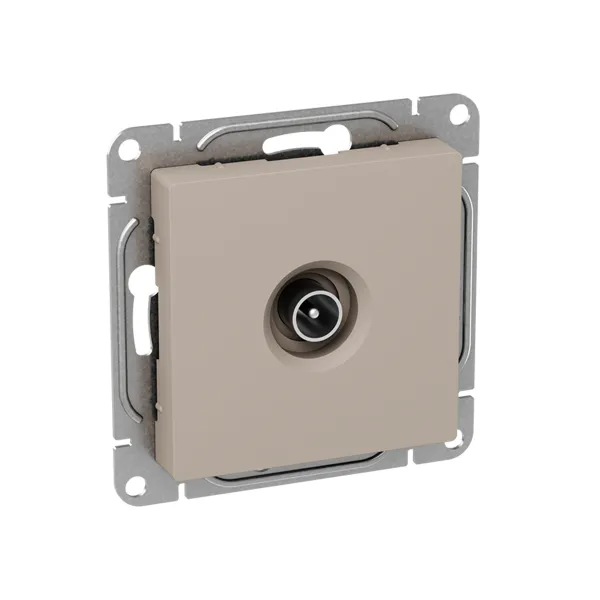 Механизм розетки TV, оконечная, кремовый Эпика EKF
