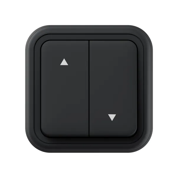 Выключатель, для жалюзи СП, винтовые клеммы антрацит, Бронто EKF