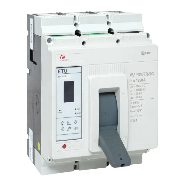 Автоматический выключатель AV POWER-5/3 1250А 70kA ETU6.0 EKF AVERES