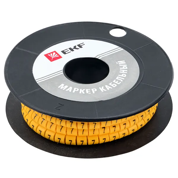 Маркер кабельный 2,5 мм2 "7" (1000 шт.) (ЕС-1) EKF PROxima