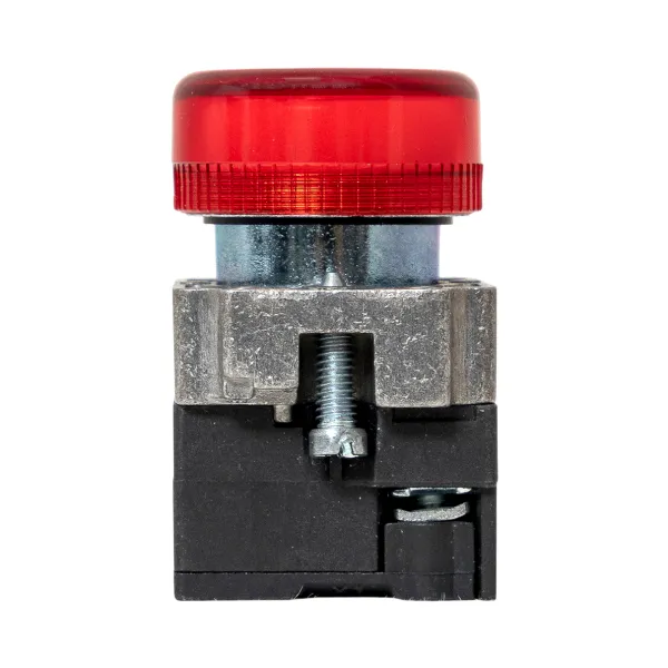 Лампа сигнальная BV64 красная 24В EKF