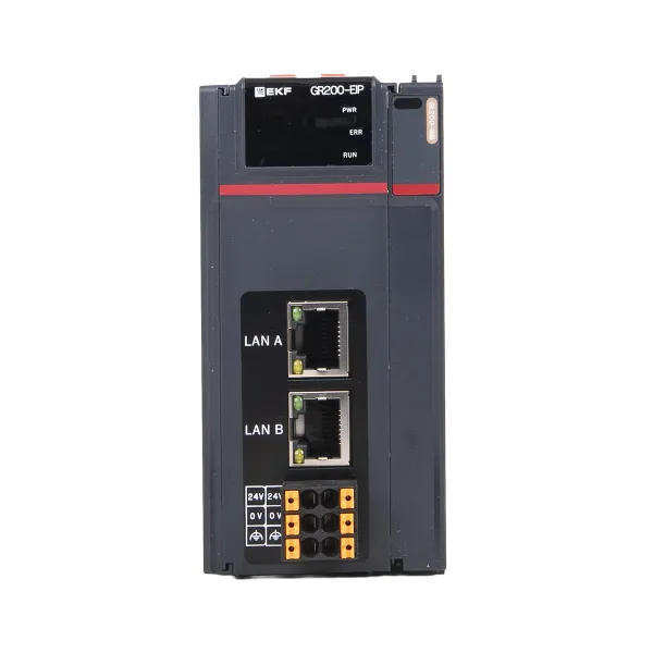 Модуль сетевой удалённого расширения ввода и вывода EtherNET IP GR200-EIP D-CARD EKF