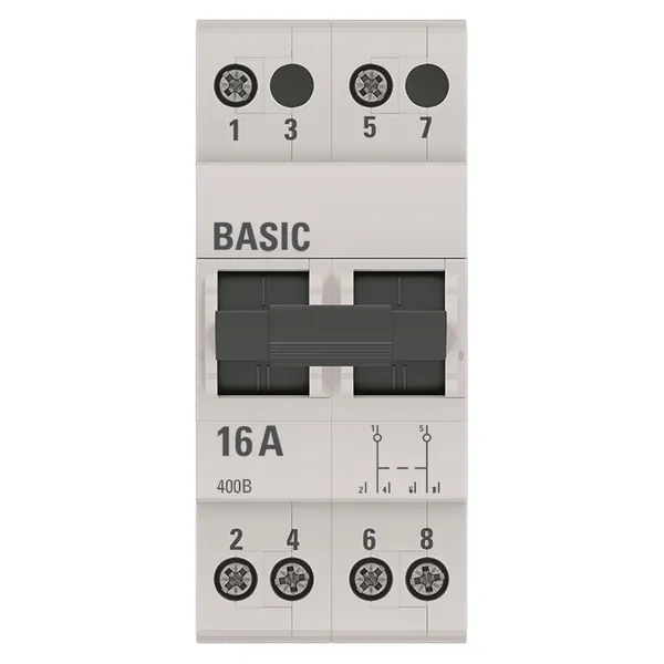 Трехпозиционный переключатель 2P 16А Basic