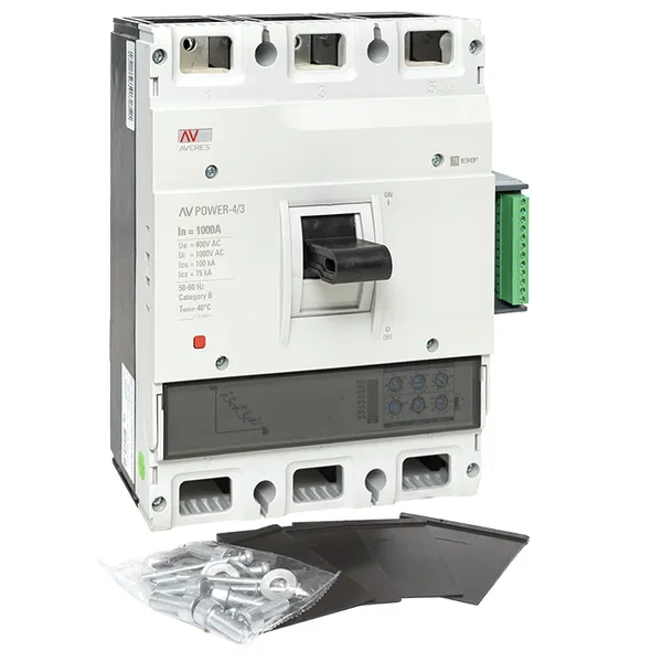 Автоматический выключатель AV POWER-4/3 1000А 100kA ETU2.2 EKF AVERES