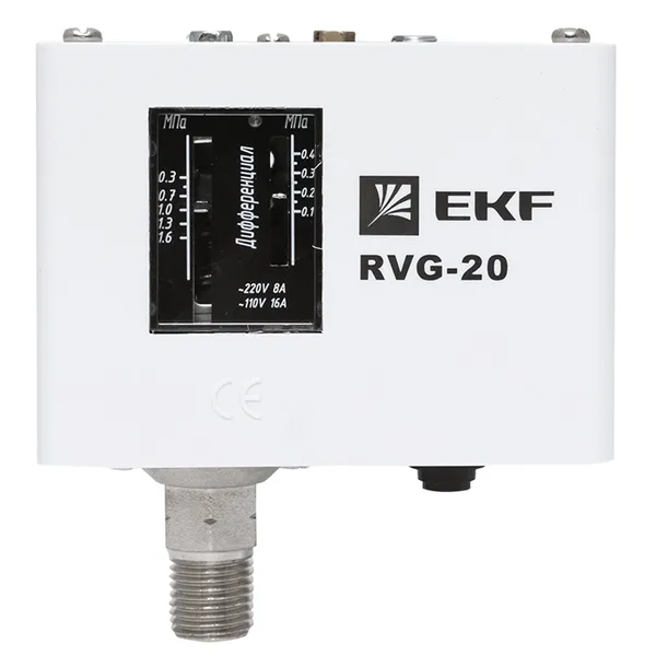 Реле избыточного давления EKF RVG-20-1,6 (1,6 МПа)