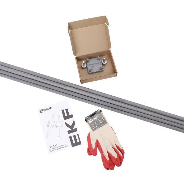 Комплект заземления с заострением, 6м HZ EKF PROxima