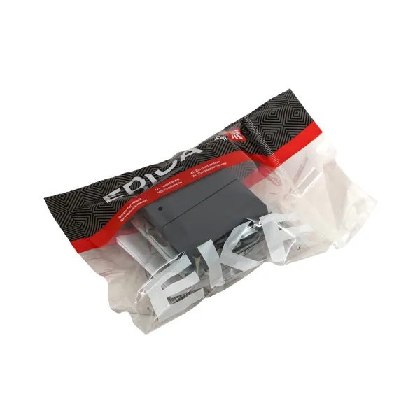 Механизм выключателя, двухклавишный, кнопочный, графит Эпика EKF