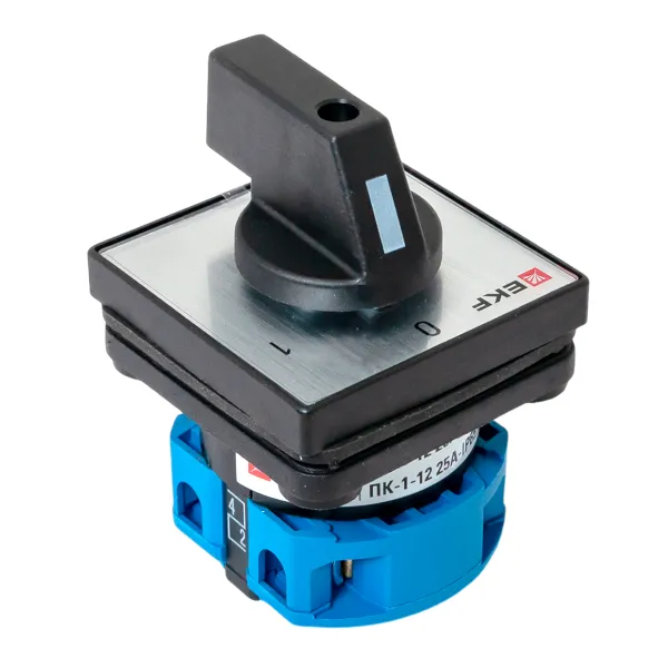 Переключатель кулачковый ПК-1-12 25А 2P «0-1» IP65 EKF