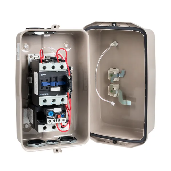 Пускатель в корпусе IP65 КМЭ 40А 400В с РТЭ Ir-30-40А и индик. EKF PROxima