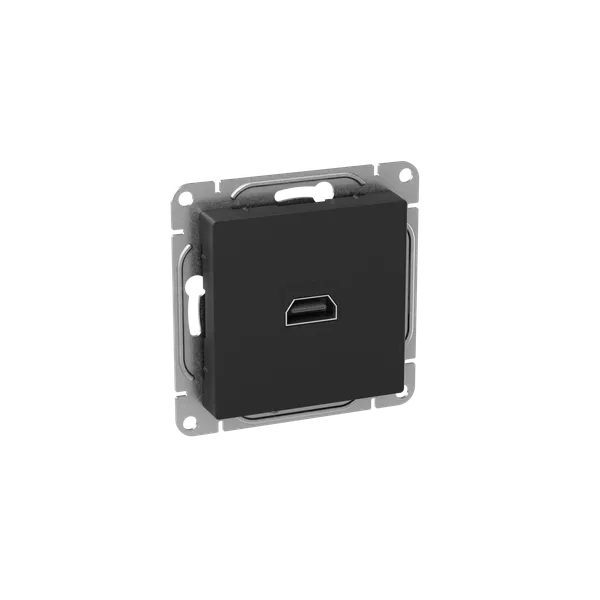 Механизм розетки HDMI, чёрный Эпика EKF