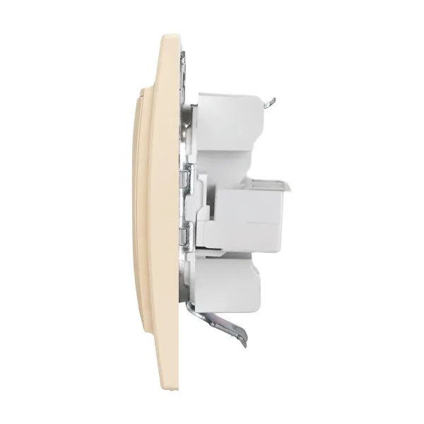 Розетка RJ-45+Phone СП бежевый Минск EKF