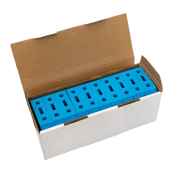 Клемма проходная винтовая UT 70 мм2 синяя EKF