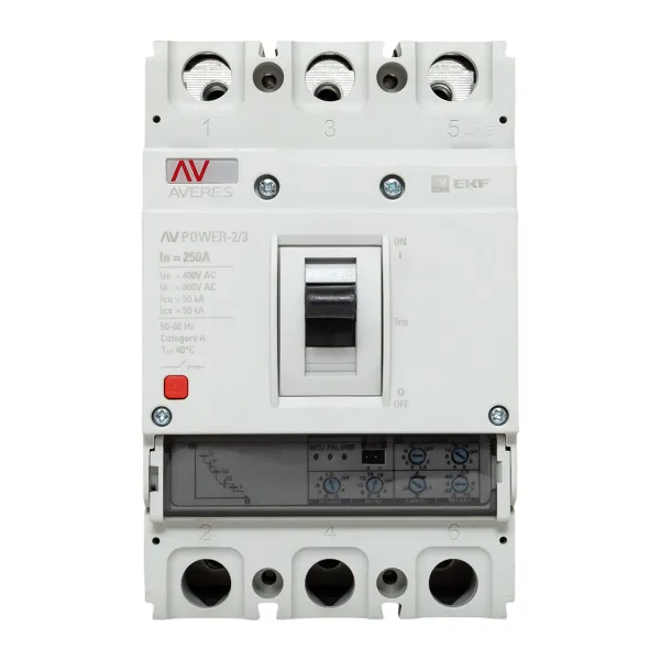 Автоматический выключатель AV POWER-2/3 250А 50kA ETU2.0 EKF AVERES