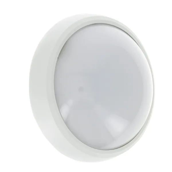 Светильник светодиодный ЖКХ пластик белый круг 6Вт IP65 серии PWD-LED EKF Proxima