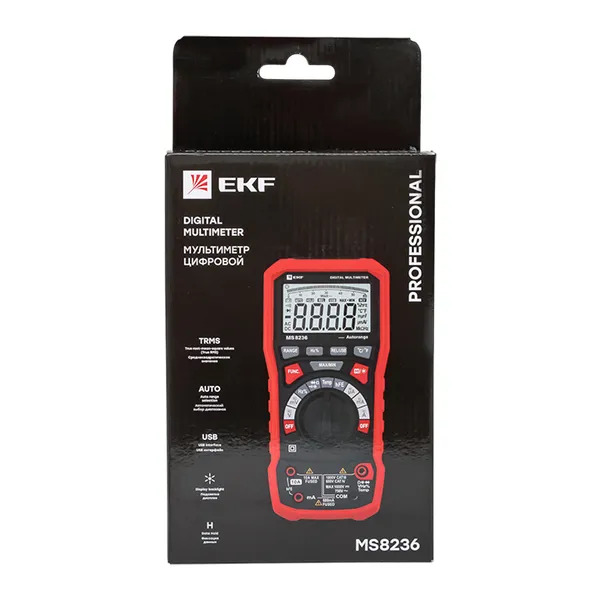 Мультиметр цифровой MS8236 EKF Professional