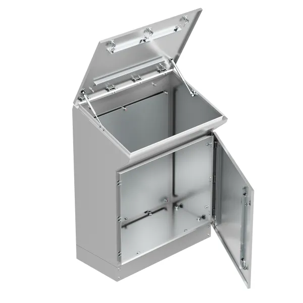 Пульт управления напольный "Inox" AISI304 TP8 IP55 (960х800х400)