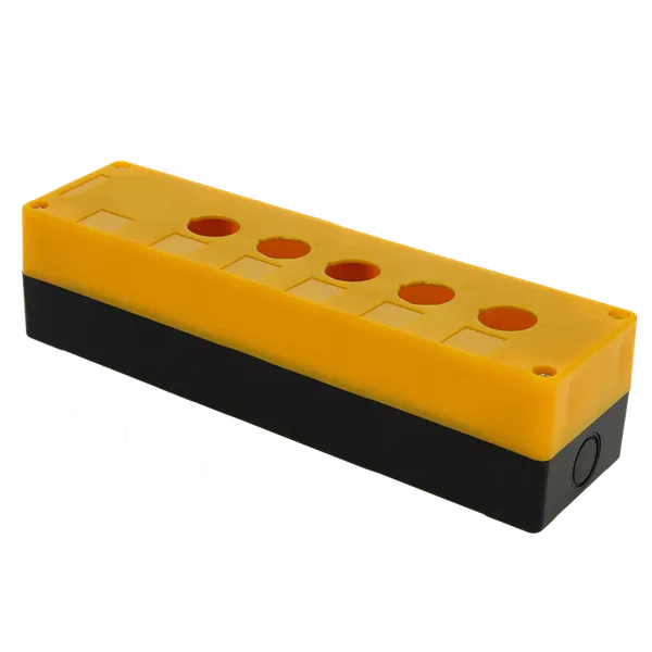 Корпус КП105 пластиковый 5 кнопок желтый EKF PROxima