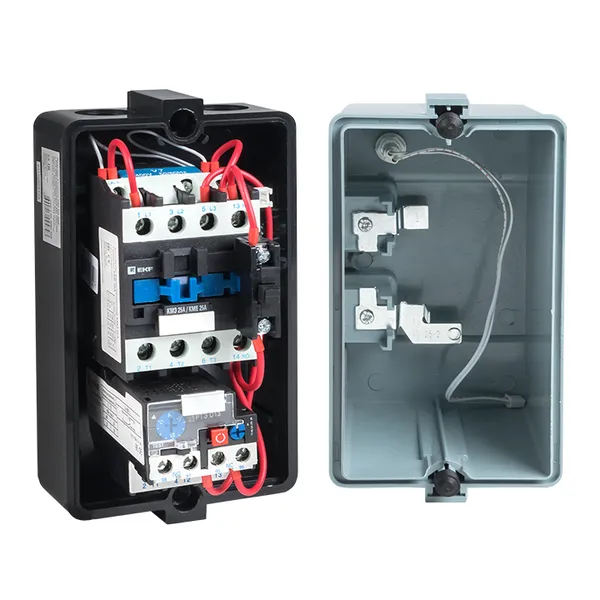 Пускатель в корпусе IP65 КМЭ 25А 400В с РТЭ Ir-17-25А и индик. EKF PROxima