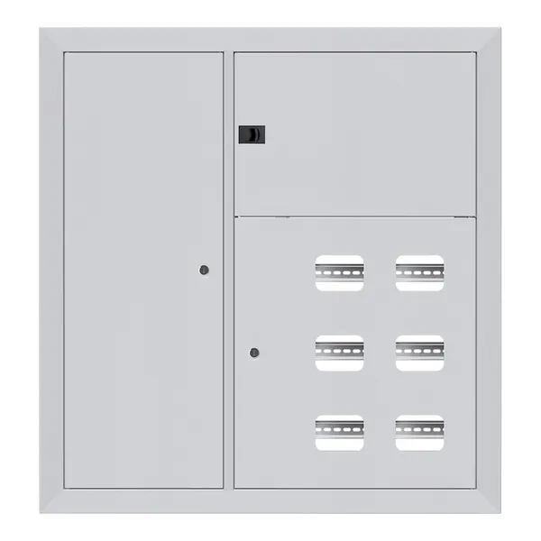 Щит этажный 6 кв. со слаботочным отсеком слева (1000х950х150) EKF Basic