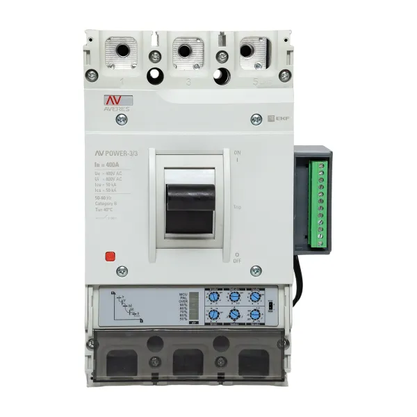 Автоматический выключатель AV POWER-3/3 400А 50kA ETU2.2 EKF AVERES